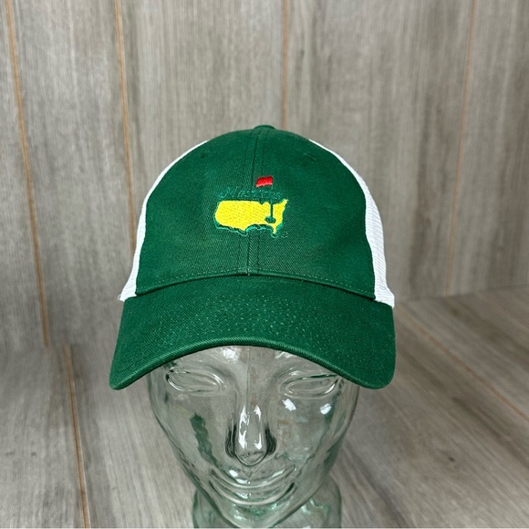 Masters Golf Hat Mesh Augusta Nationals Green American Needle - Picture 1 of 12